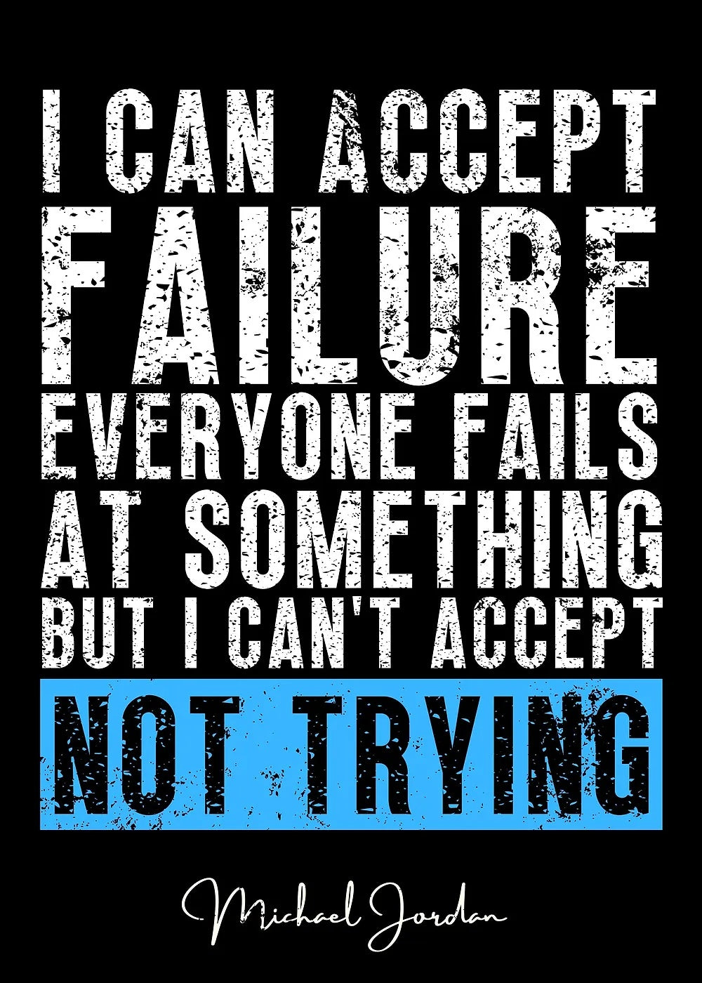 Sport Motivation metal poster artwork